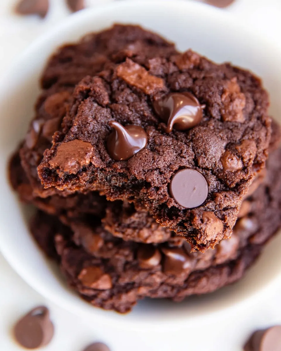 Easy Fudgy Chocolate Sweet Potato Cookies recipe photo