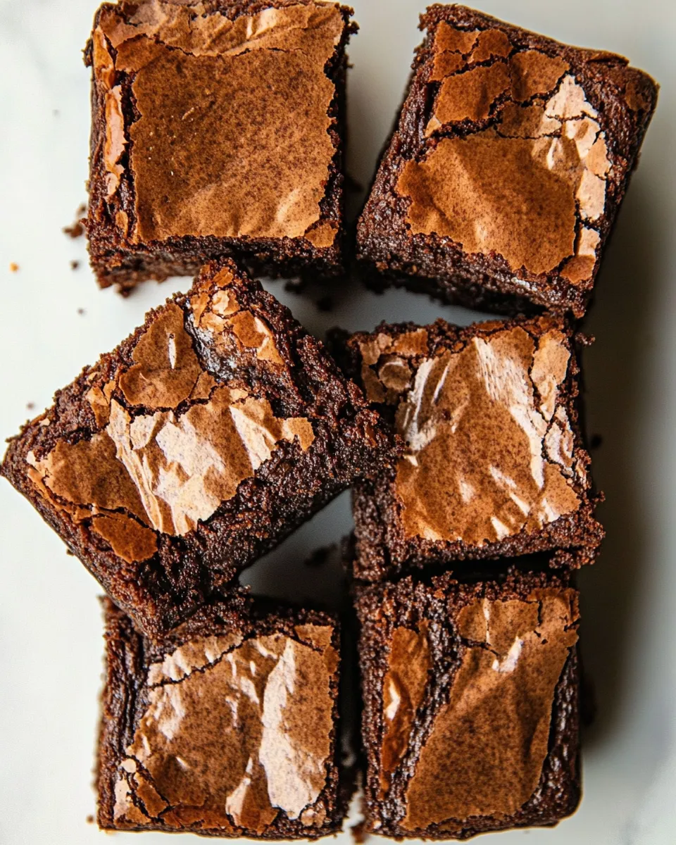 Ultimate Fudgy, Crinkly, Brown Butter Brownies. recipe photo