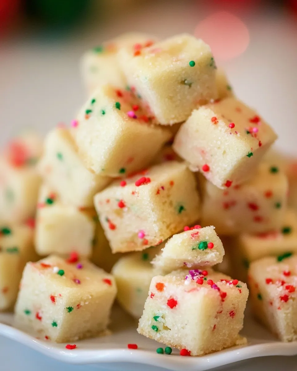 Easy Funfetti Shortbread Bites recipe photo