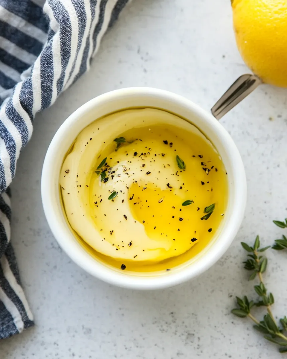 Delicious Garlic Butter Sauce shot