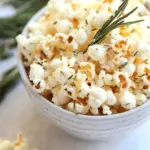 Homemade Garlic Rosemary Parmesan Popcorn photo