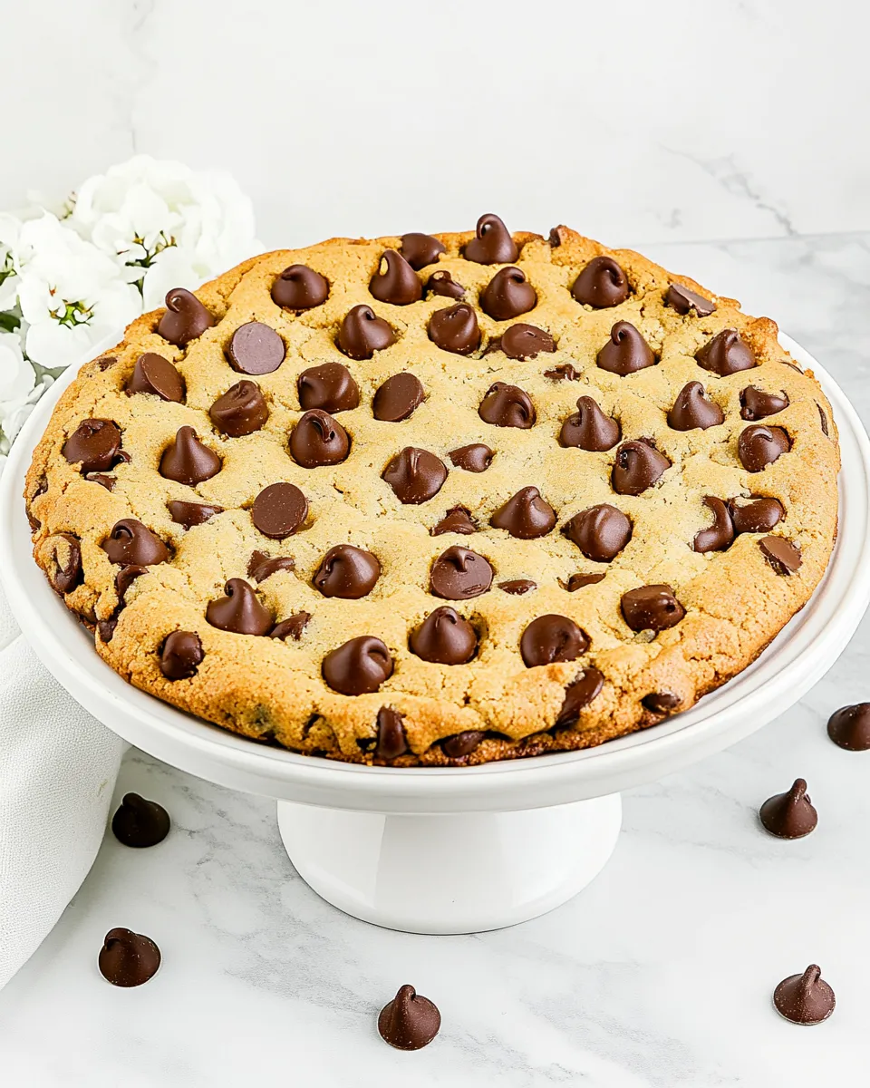 Delicious Giant Chocolate Chip Cookie shot