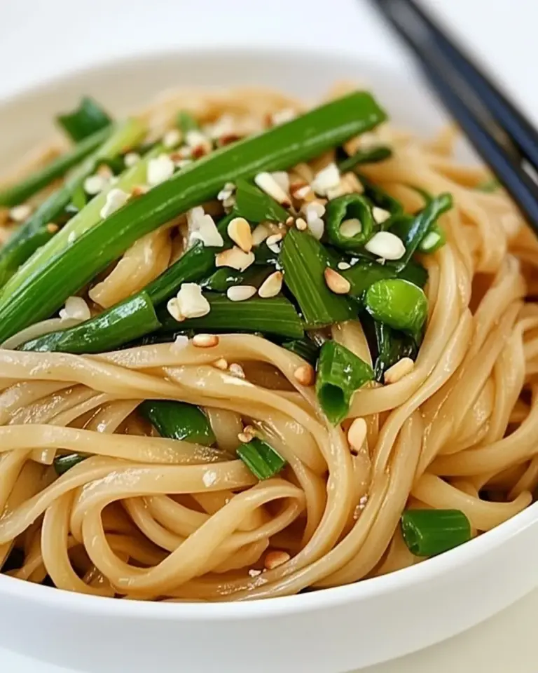 Homemade Ginger Scallion Noodles photo