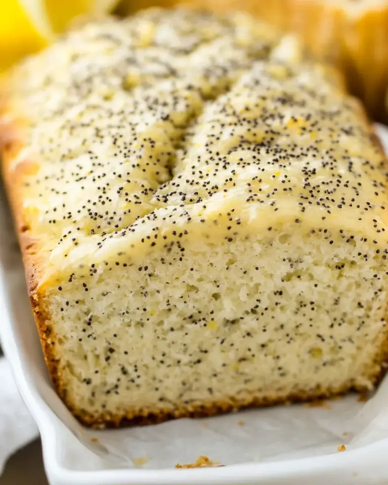 Homemade Glazed Poppy Seed Bread photo