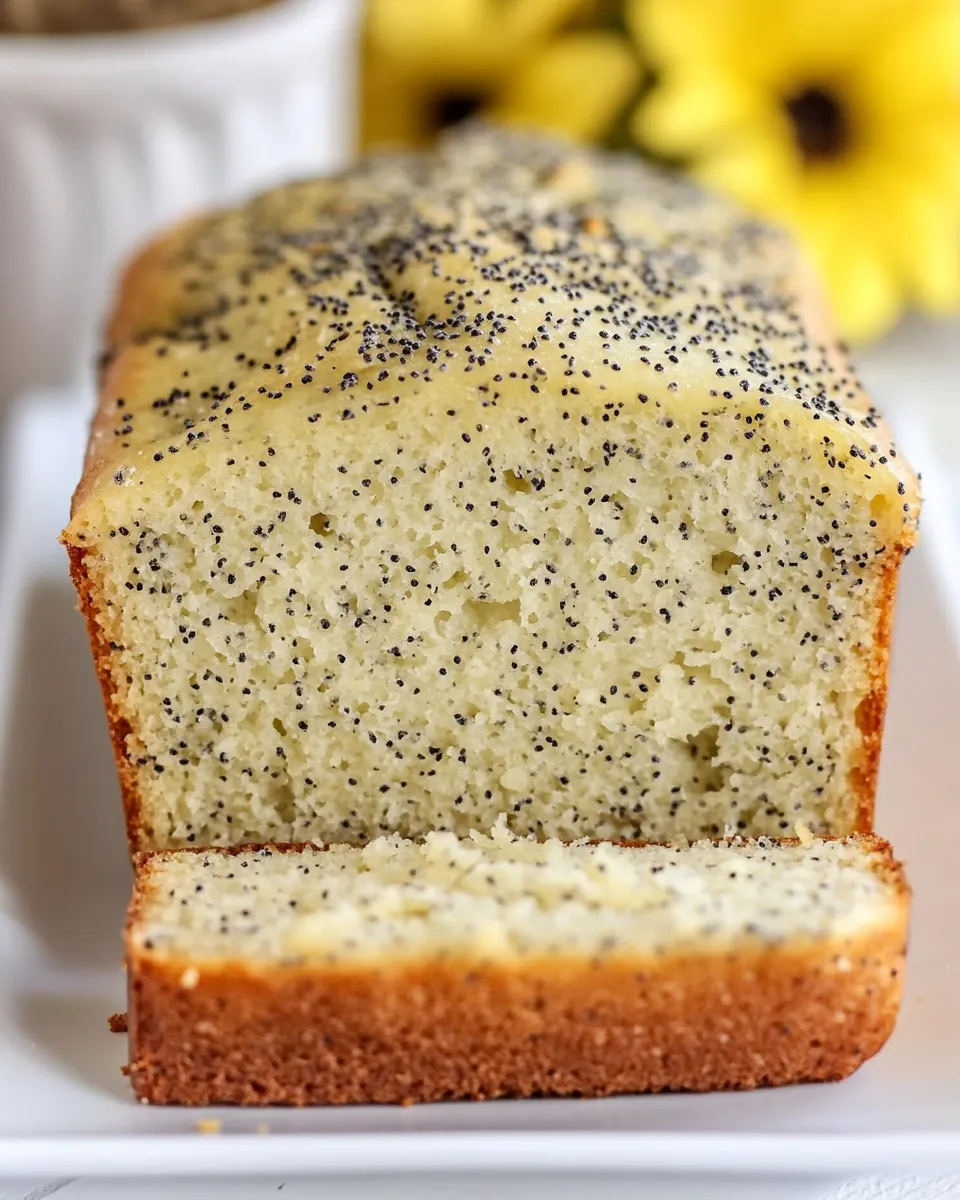 Classic Glazed Poppy Seed Bread image