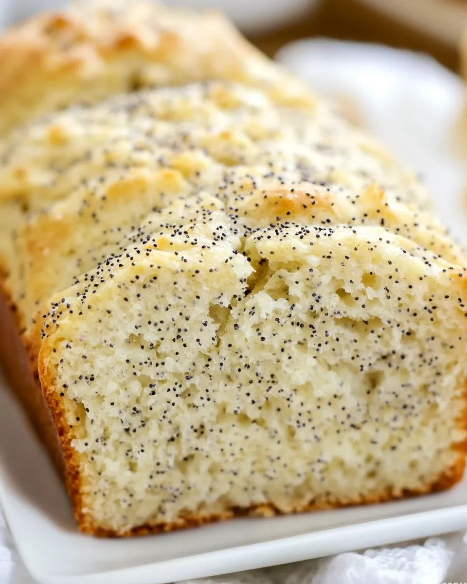 Easy Glazed Poppy Seed Bread recipe photo