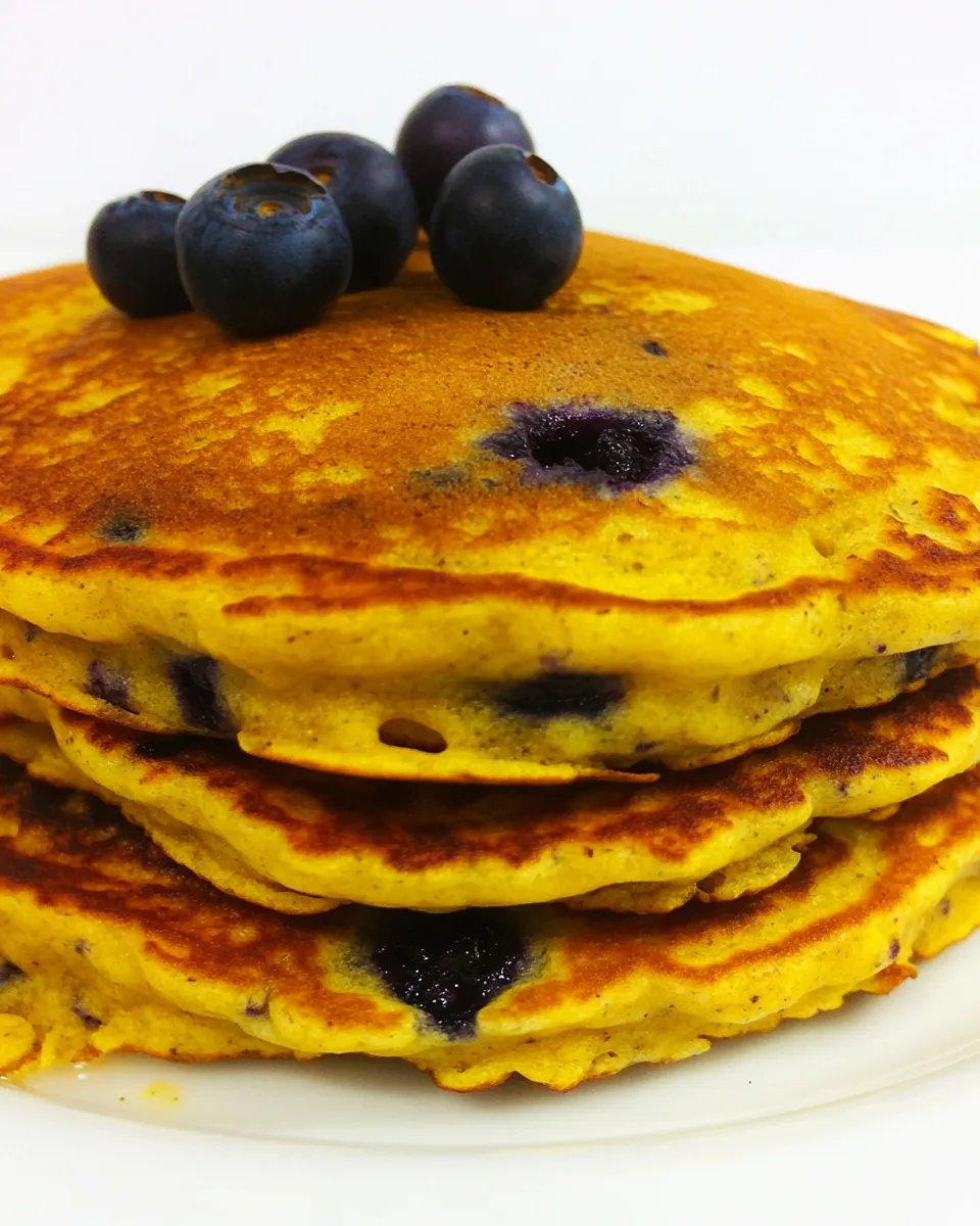 Homemade Gluten-Free Blueberry Pancakes photo