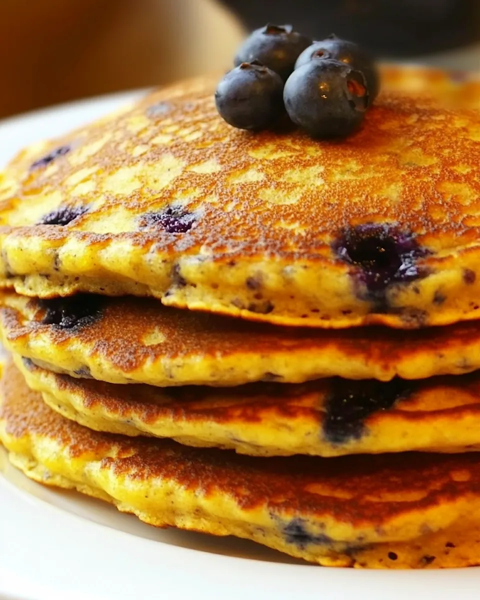 Classic Gluten-Free Blueberry Pancakes image