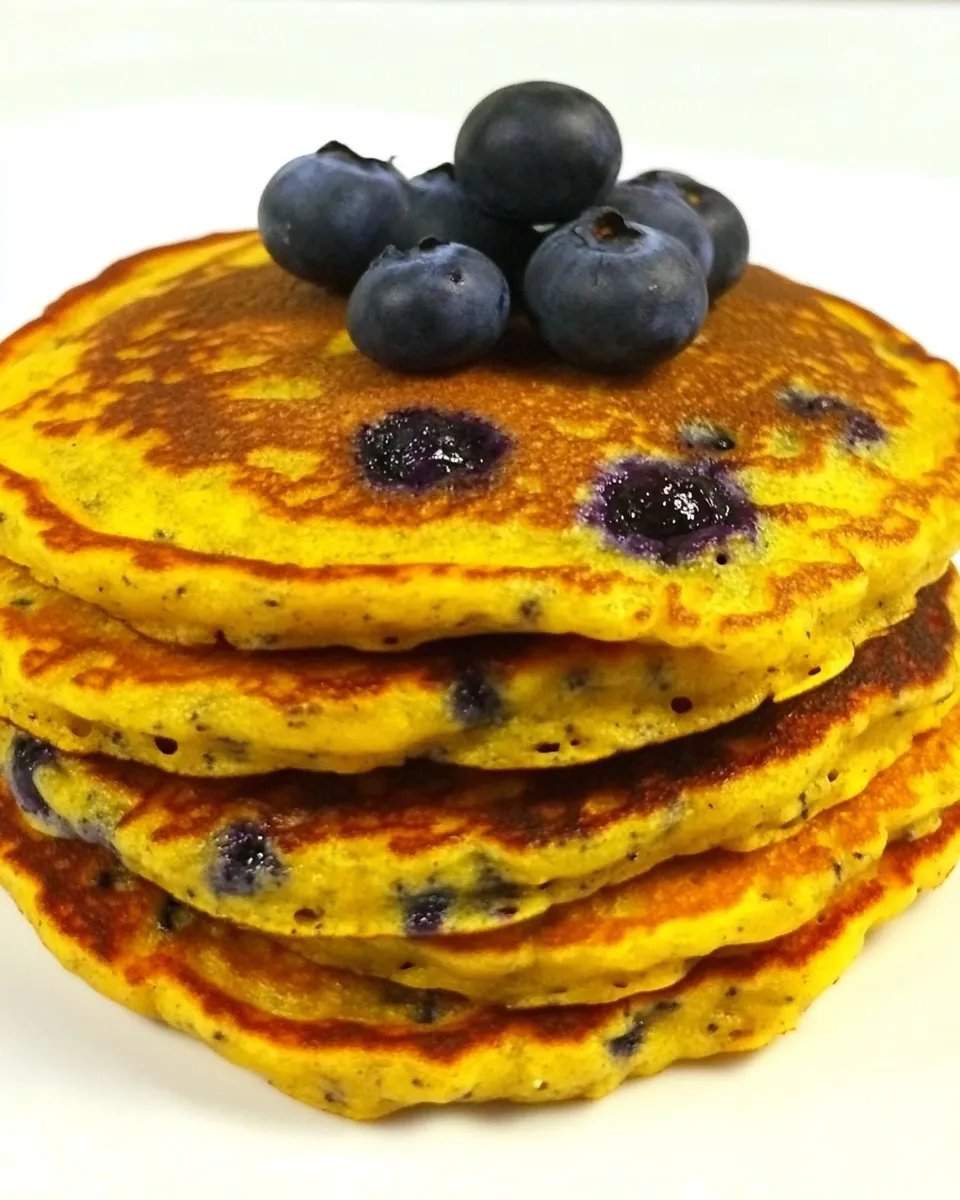 Delicious Gluten-Free Blueberry Pancakes shot