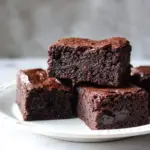 Homemade Gluten Free Brown Rice Flour Brownies photo