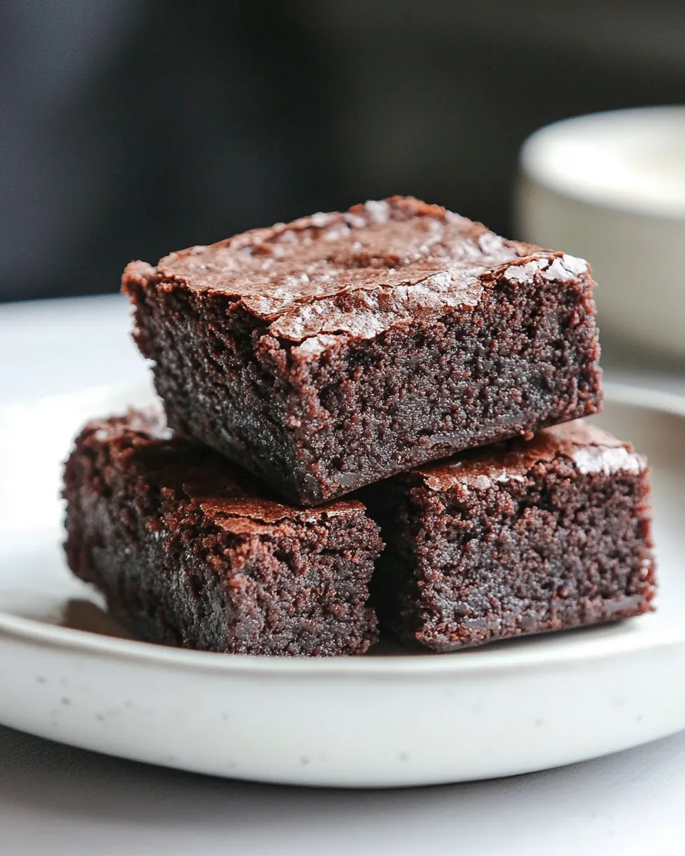 Delicious Gluten Free Brown Rice Flour Brownies image