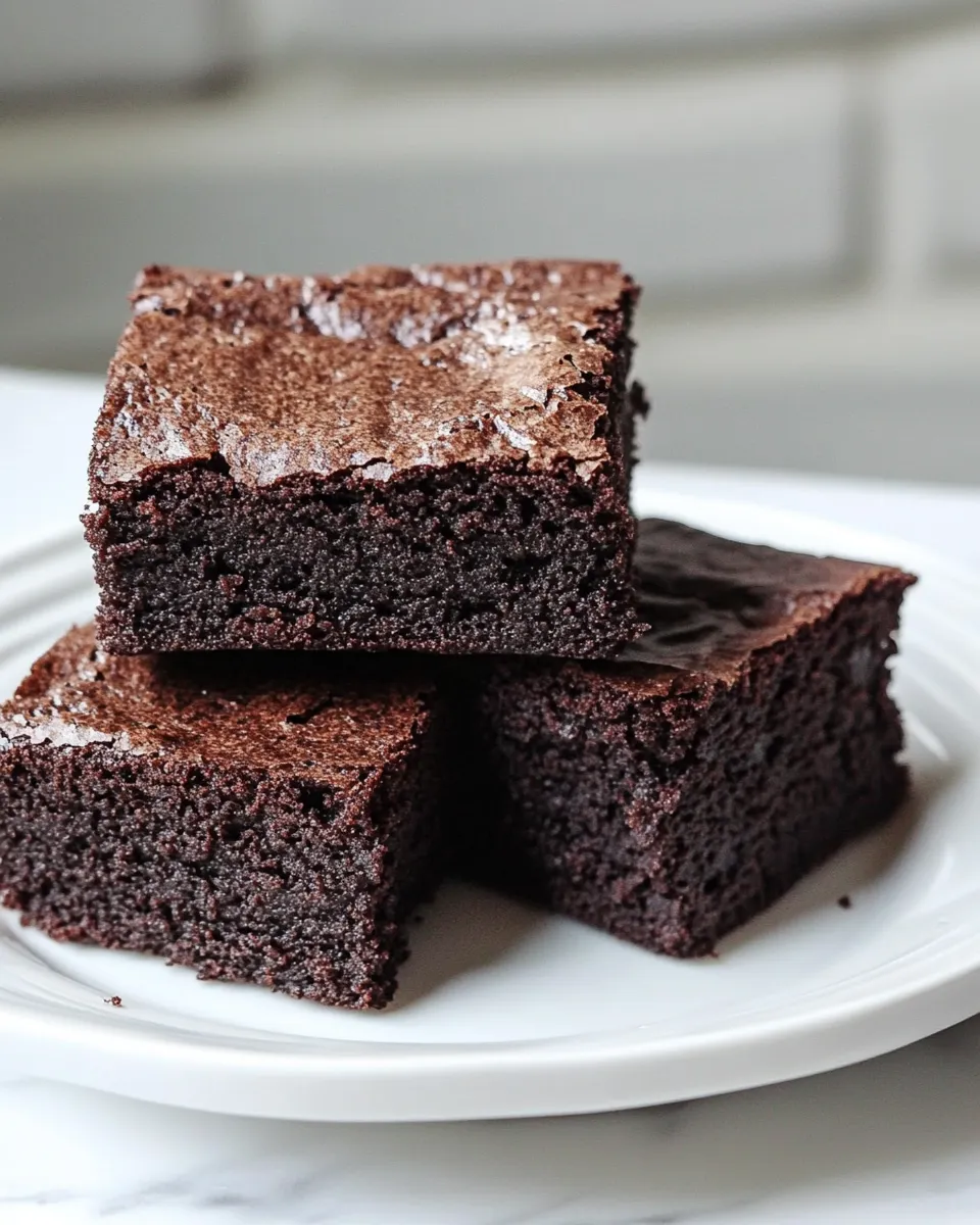 Easy Gluten Free Brown Rice Flour Brownies recipe photo