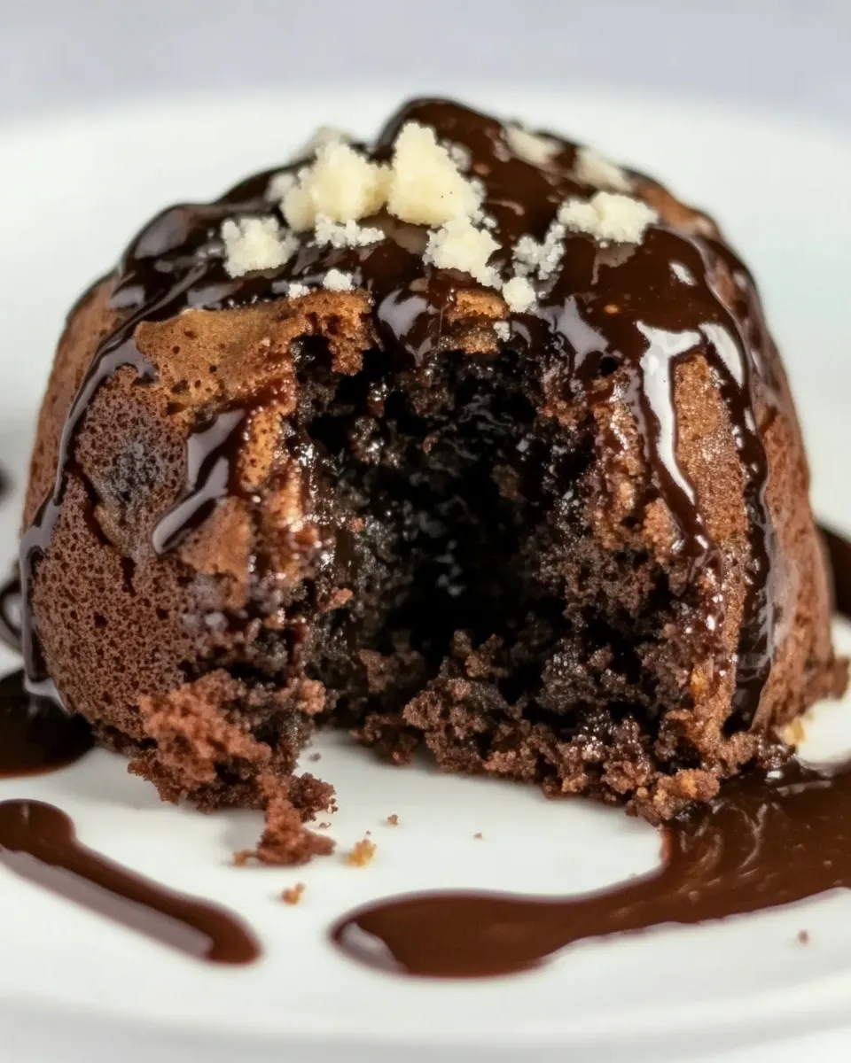 Delicious Gluten Free Lava Cake shot
