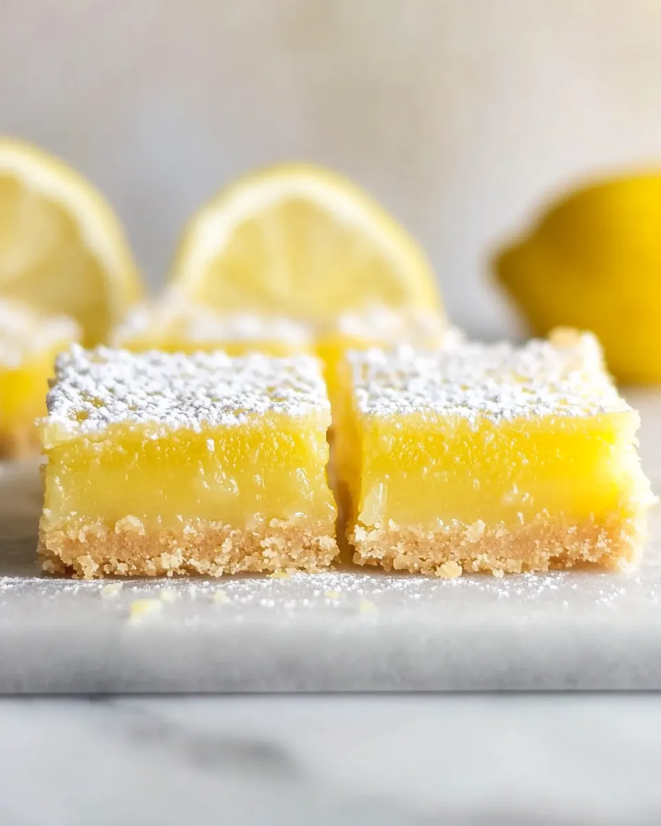 Easy Gluten Free Lemon Bars recipe photo