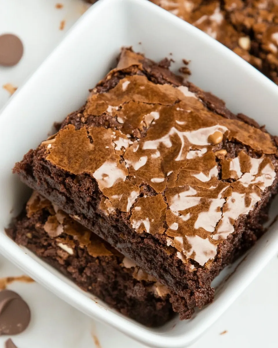 Delicious Gluten Free Protein Brownies shot