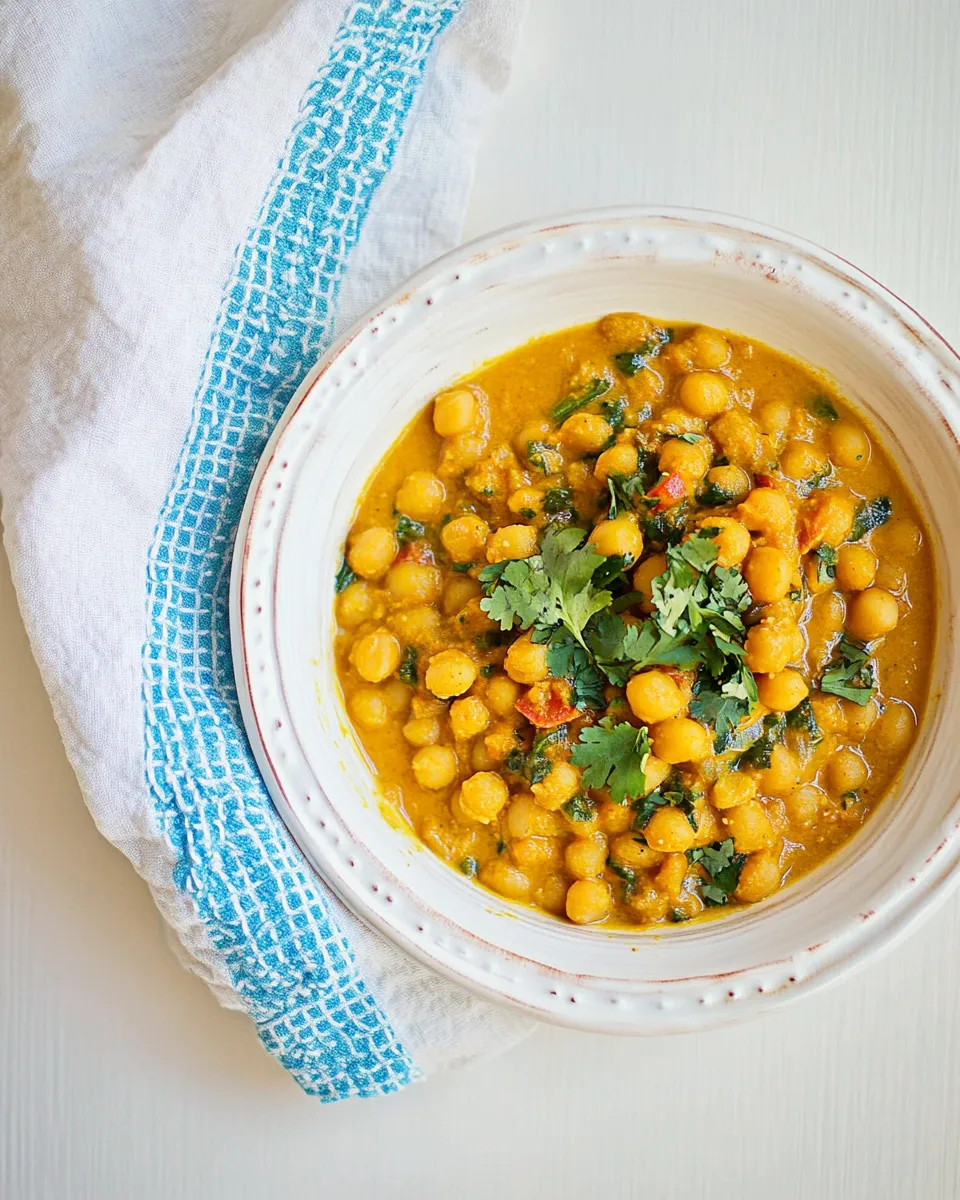 Delicious Golden Chana Masala image