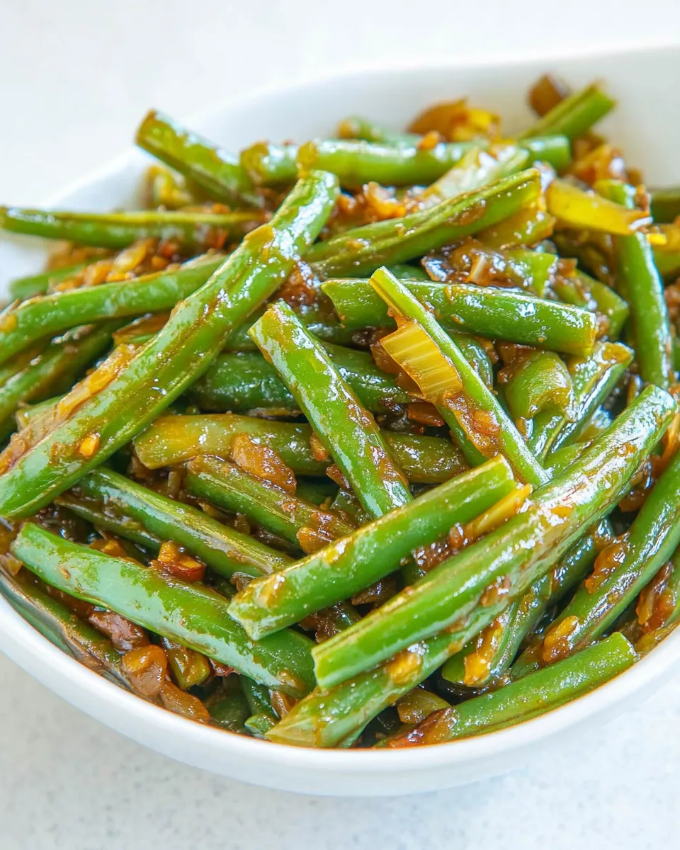 Delicious Green Bean Stir-Fry dish photo