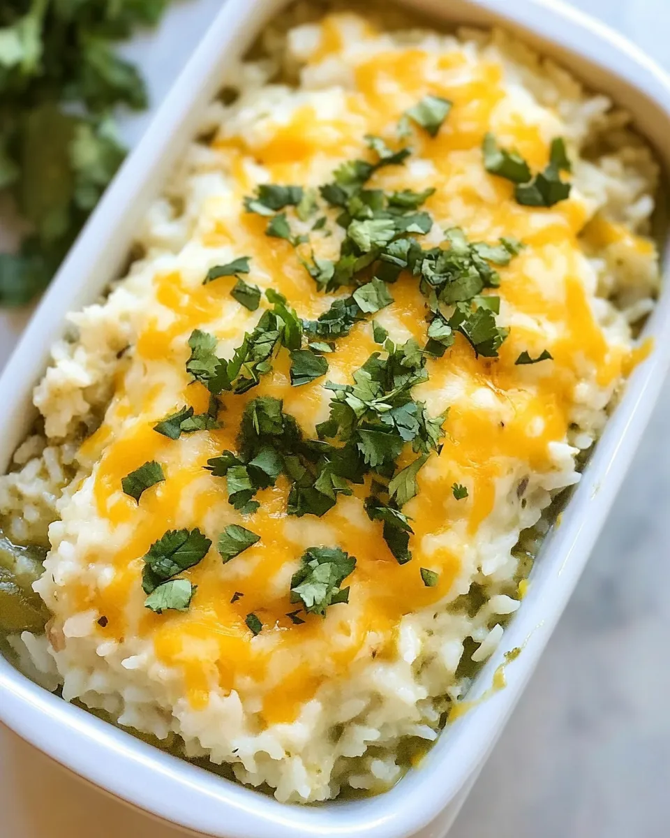Delicious Green Chile Rice image