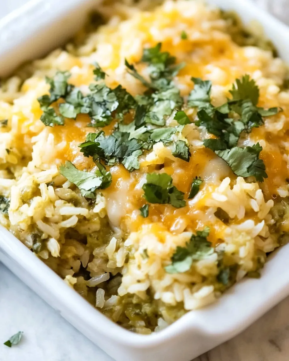 Homemade Green Chile Rice recipe photo