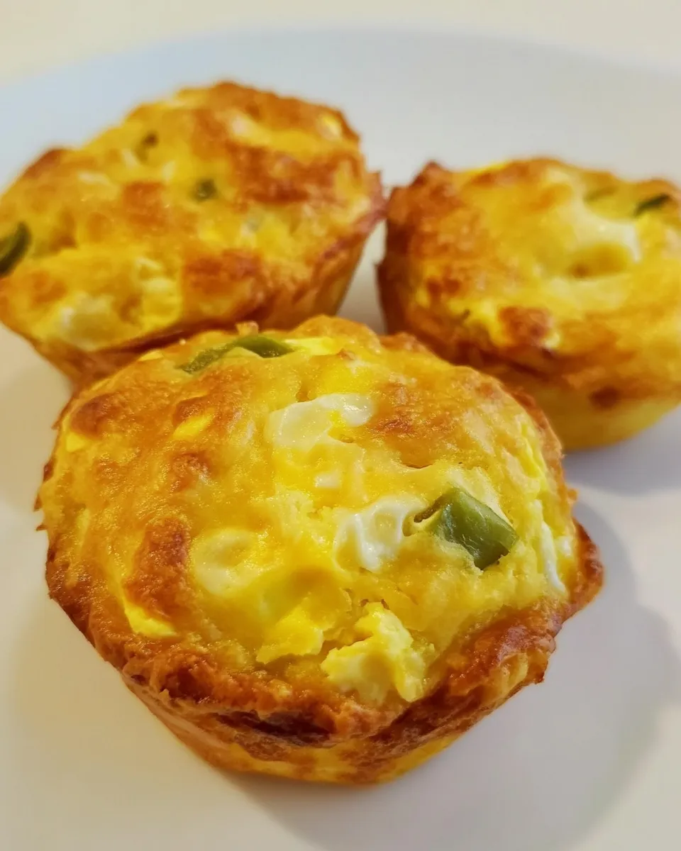 Classic Green Chile and Cheese Egg Muffins image