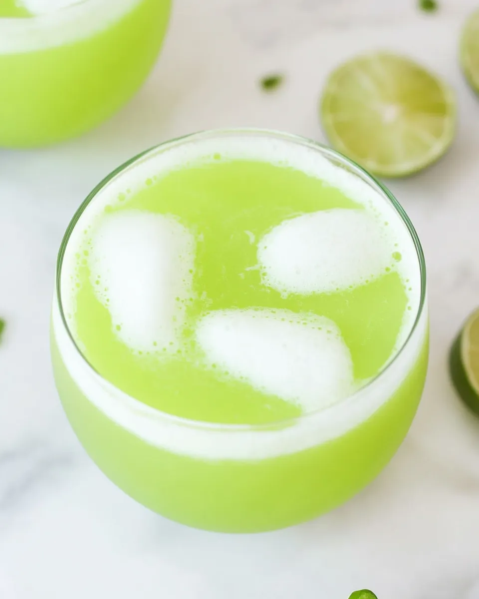 Easy Green Punch recipe photo