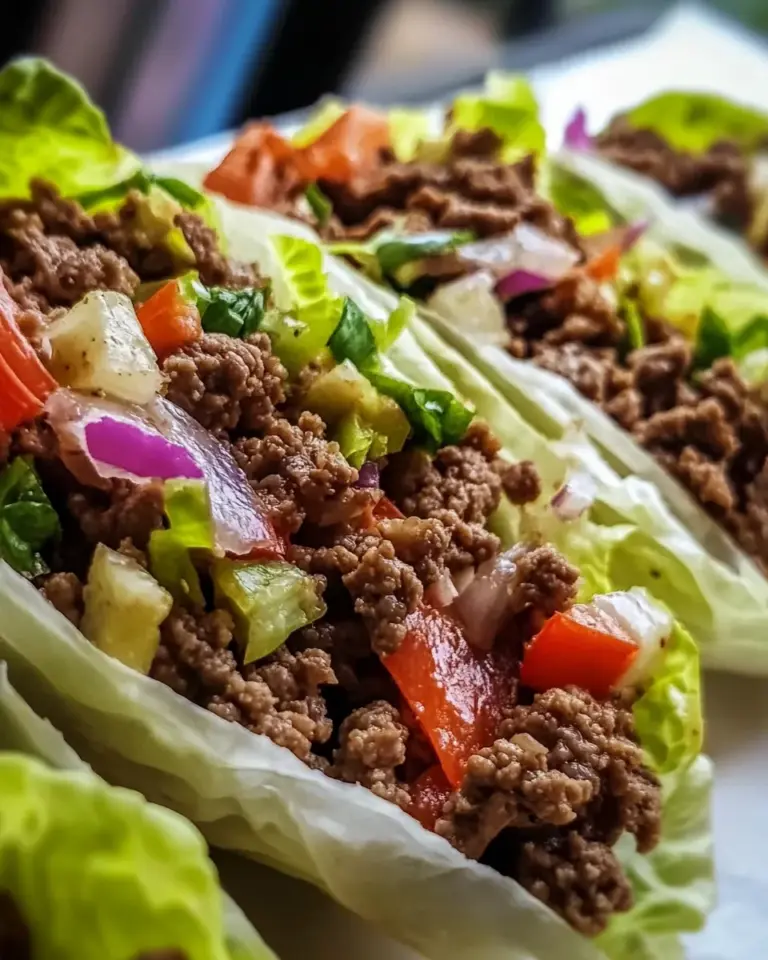 Homemade Ground Beef Lettuce Wraps photo