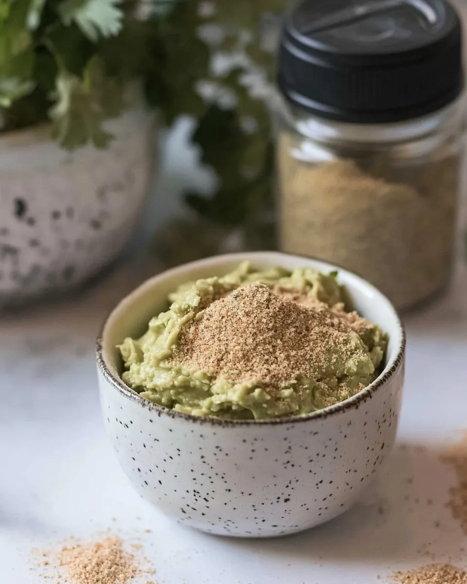 Delicious Guacamole Seasoning shot