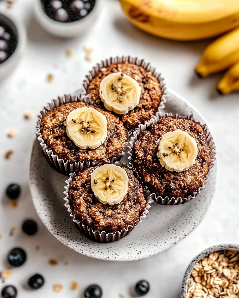 Classic Healthy Banana Muffins image
