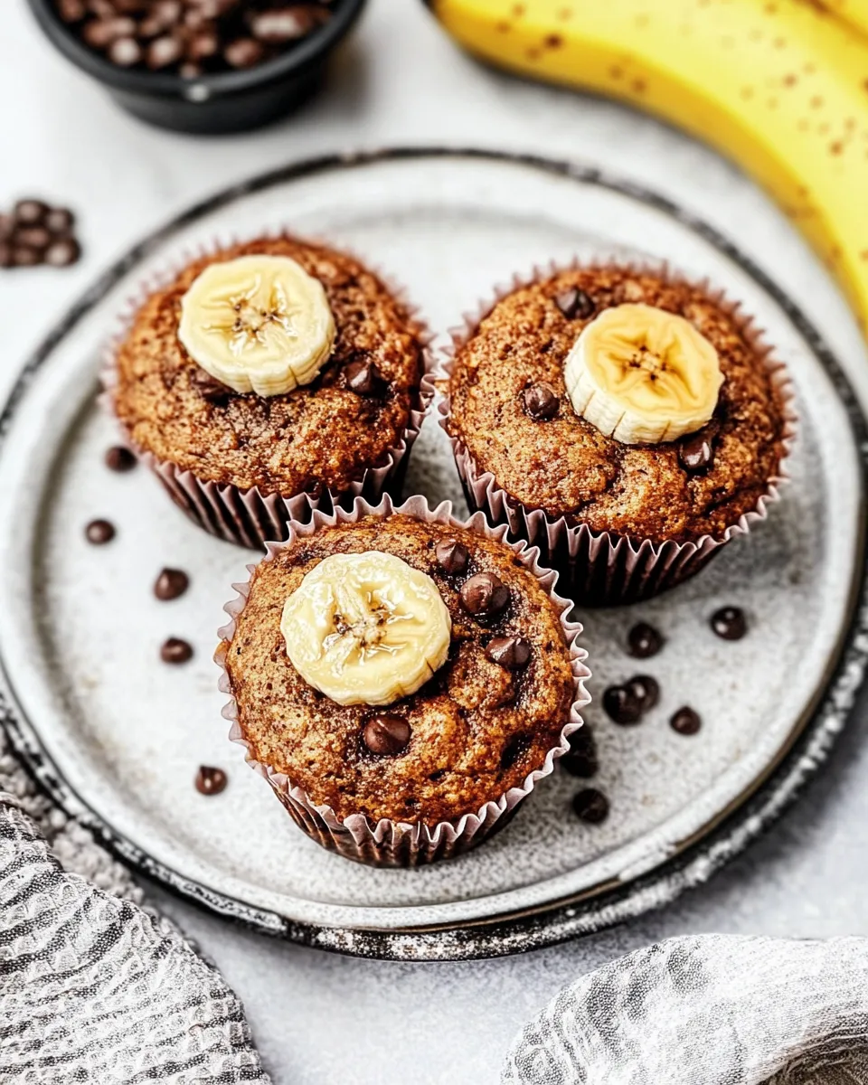 Easy Healthy Banana Muffins recipe photo