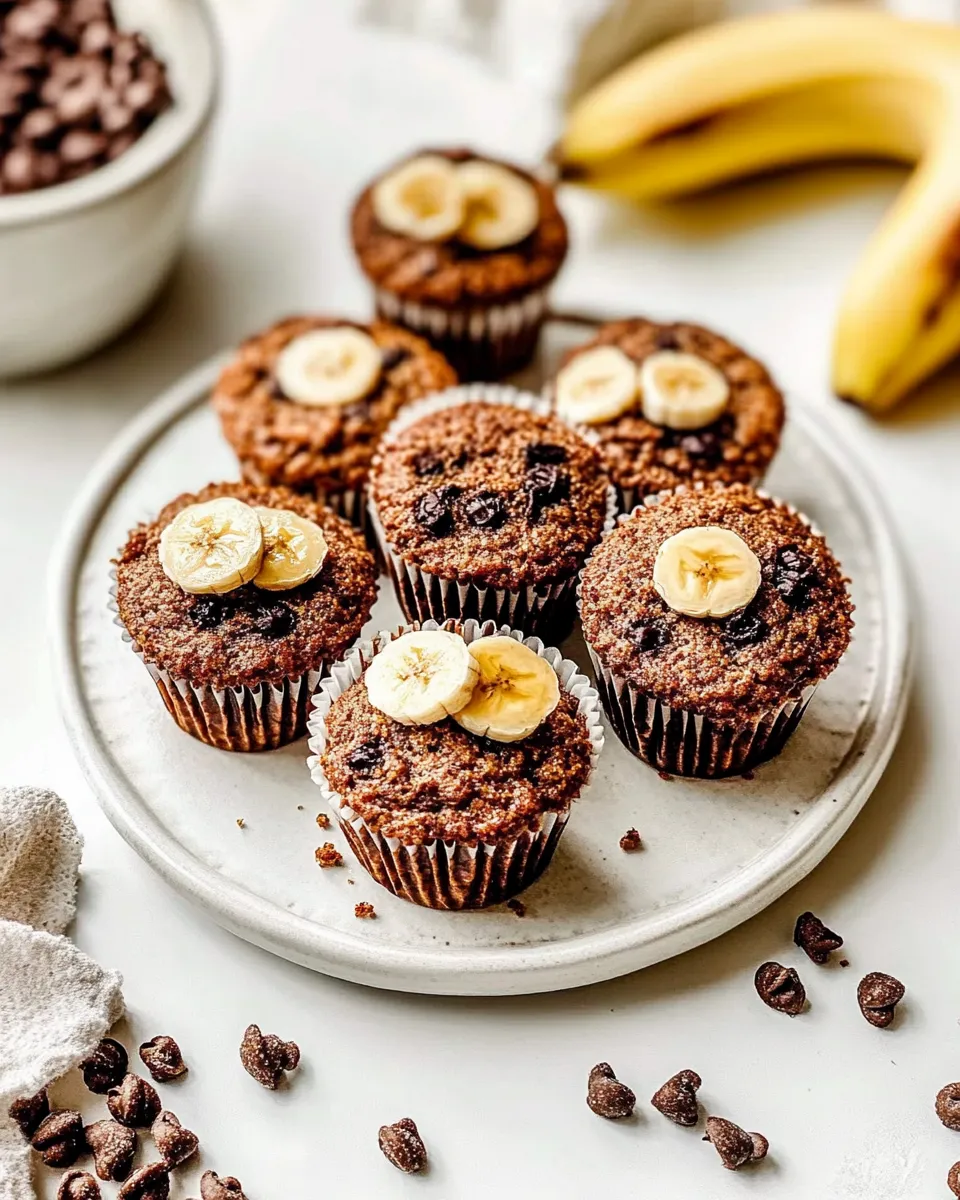 Delicious Healthy Banana Muffins shot