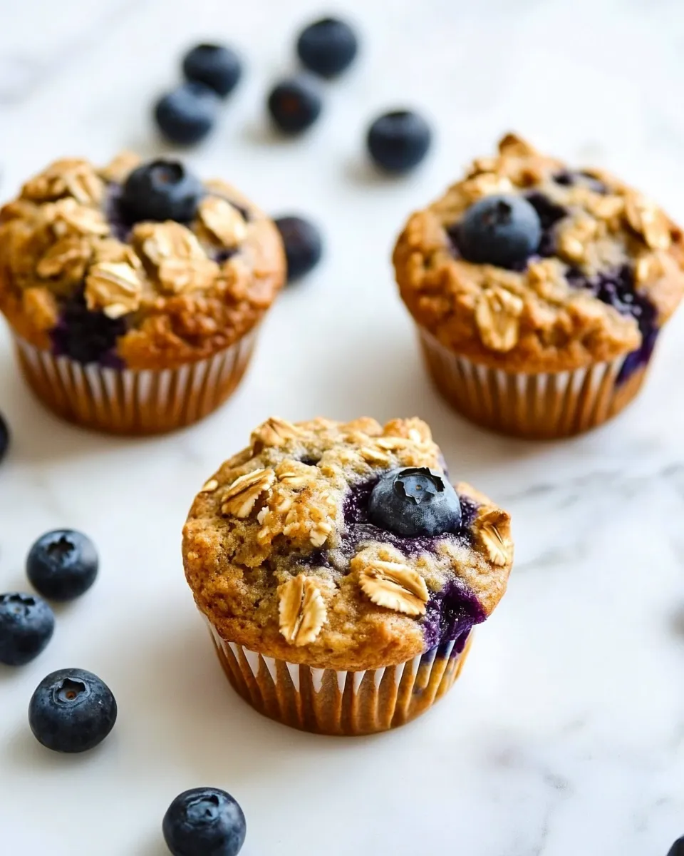 Easy Healthy Blueberry Muffins recipe photo