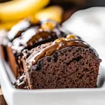 Homemade Healthy Chocolate Banana Bread photo