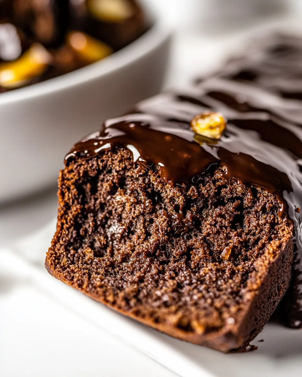 Delicious Healthy Chocolate Banana Bread image