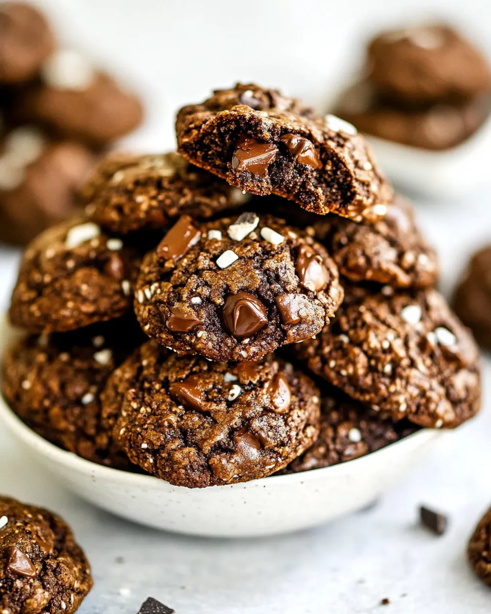 Delicious Healthy Chocolate Cookies image