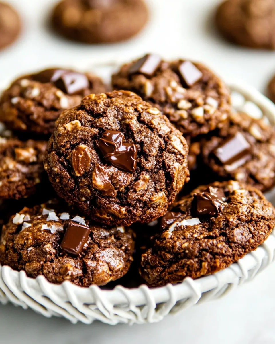 Easy Healthy Chocolate Cookies recipe photo