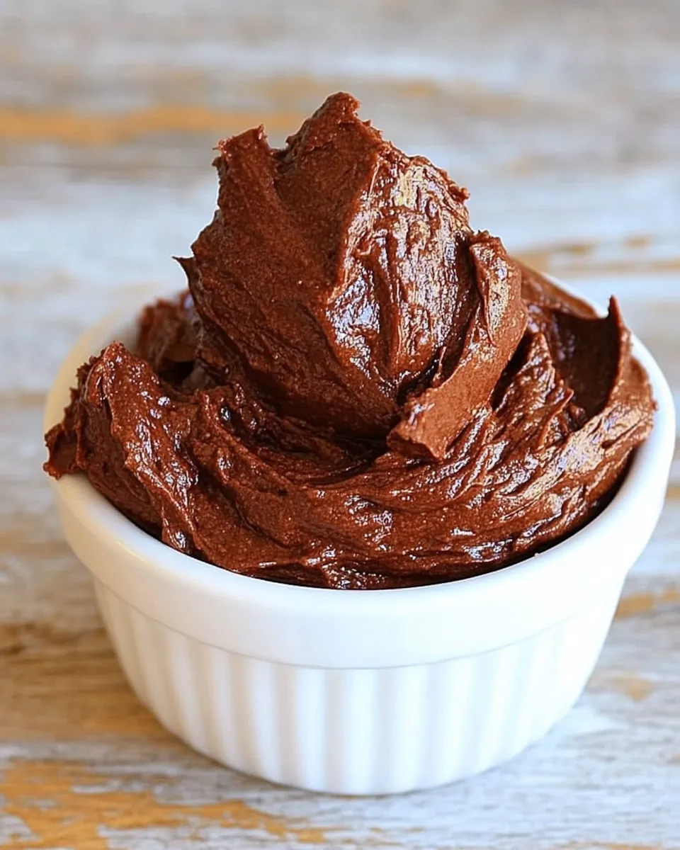 Classic Healthy Chocolate Frosting image