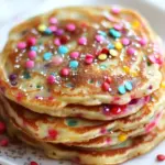 Easy Healthy Greek Yogurt Confetti Pancakes photo
