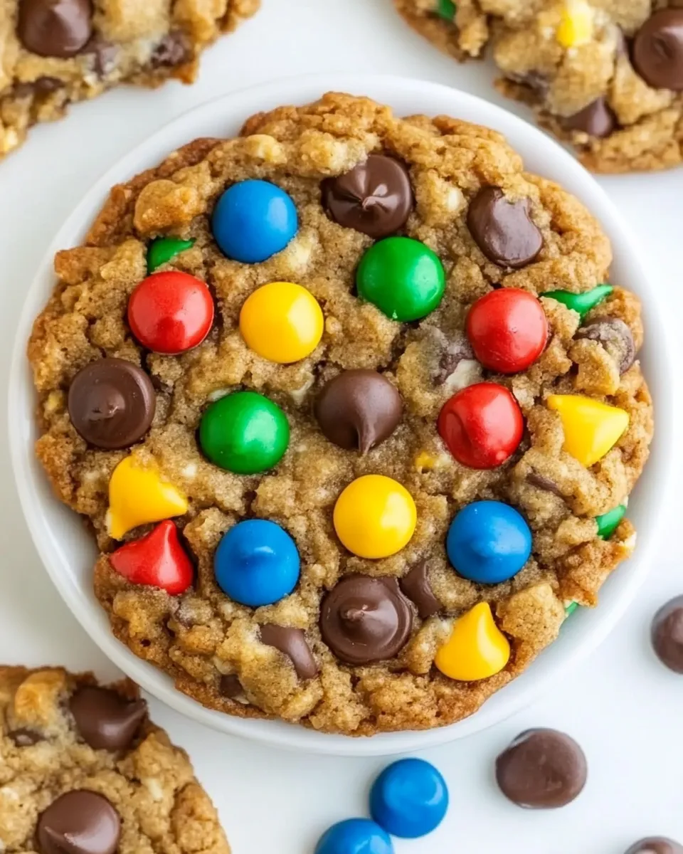 Easy Healthy Monster Cookies recipe photo