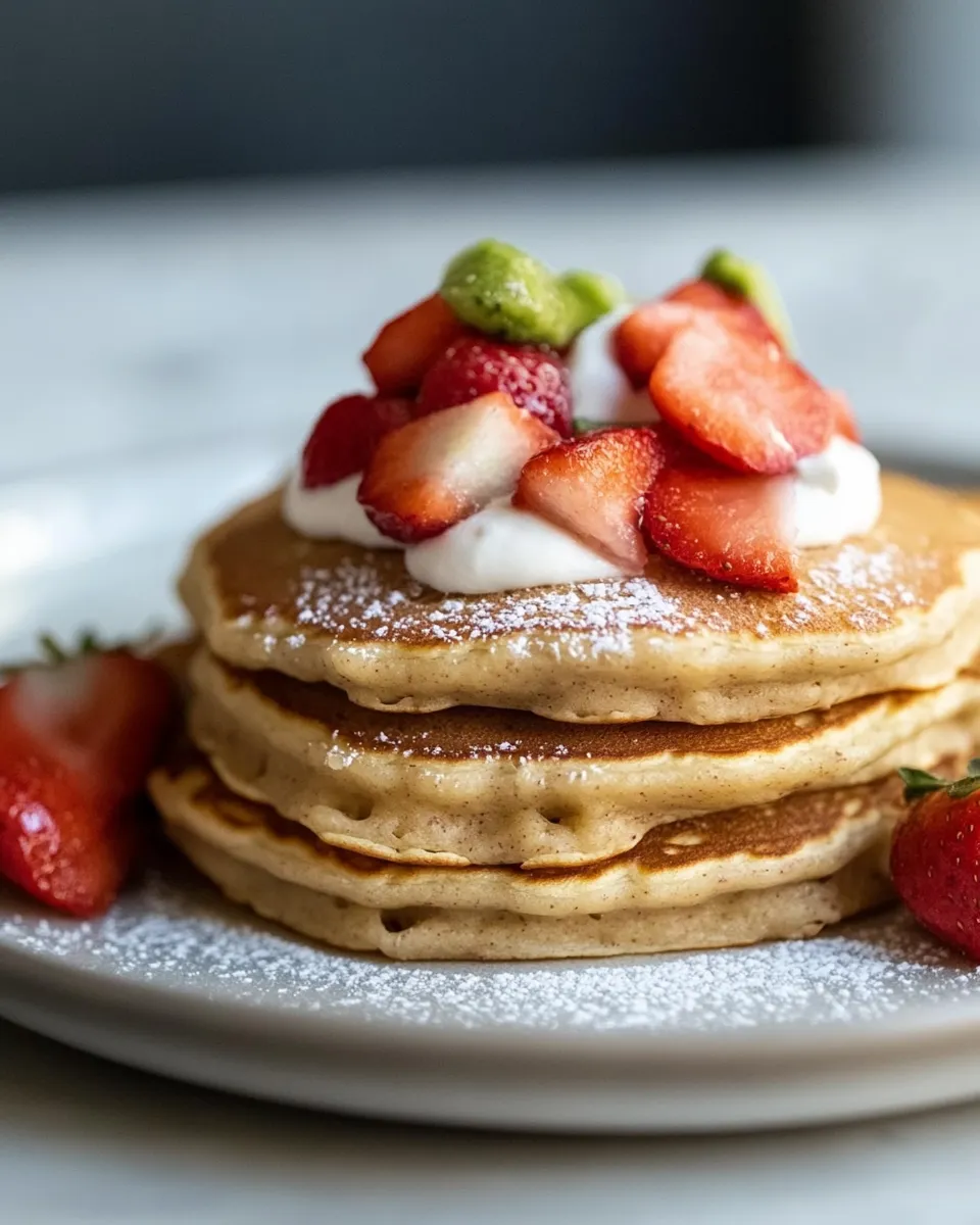 Easy Healthy Pancake Recipe shot