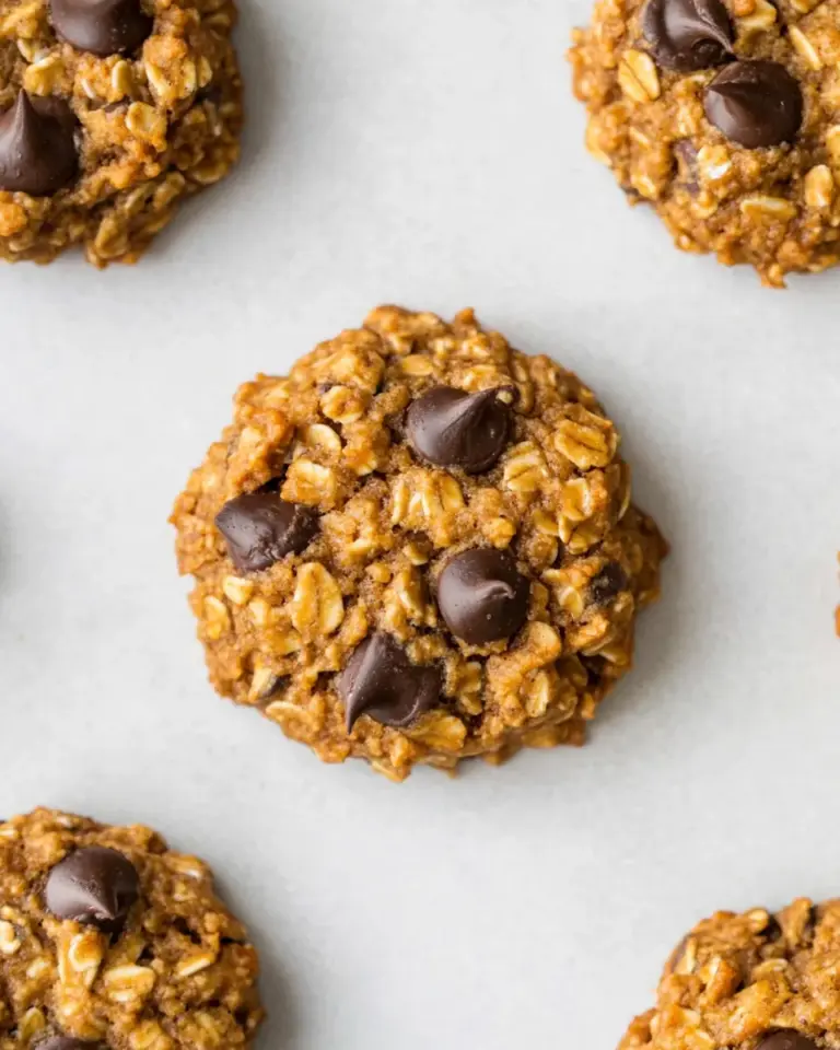 Easy Healthy Peanut Butter Oatmeal Cookies photo