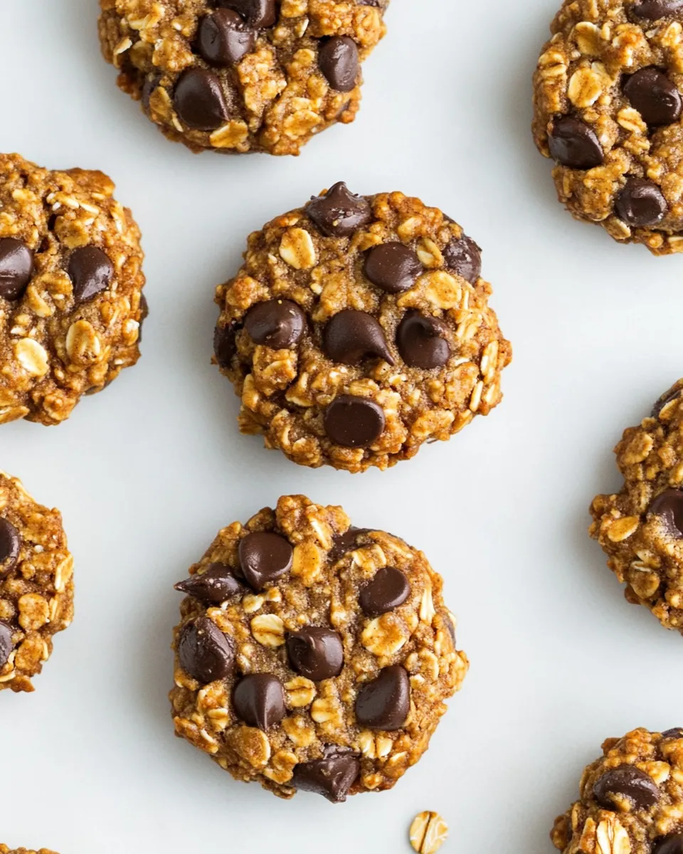 Delicious Healthy Peanut Butter Oatmeal Cookies image