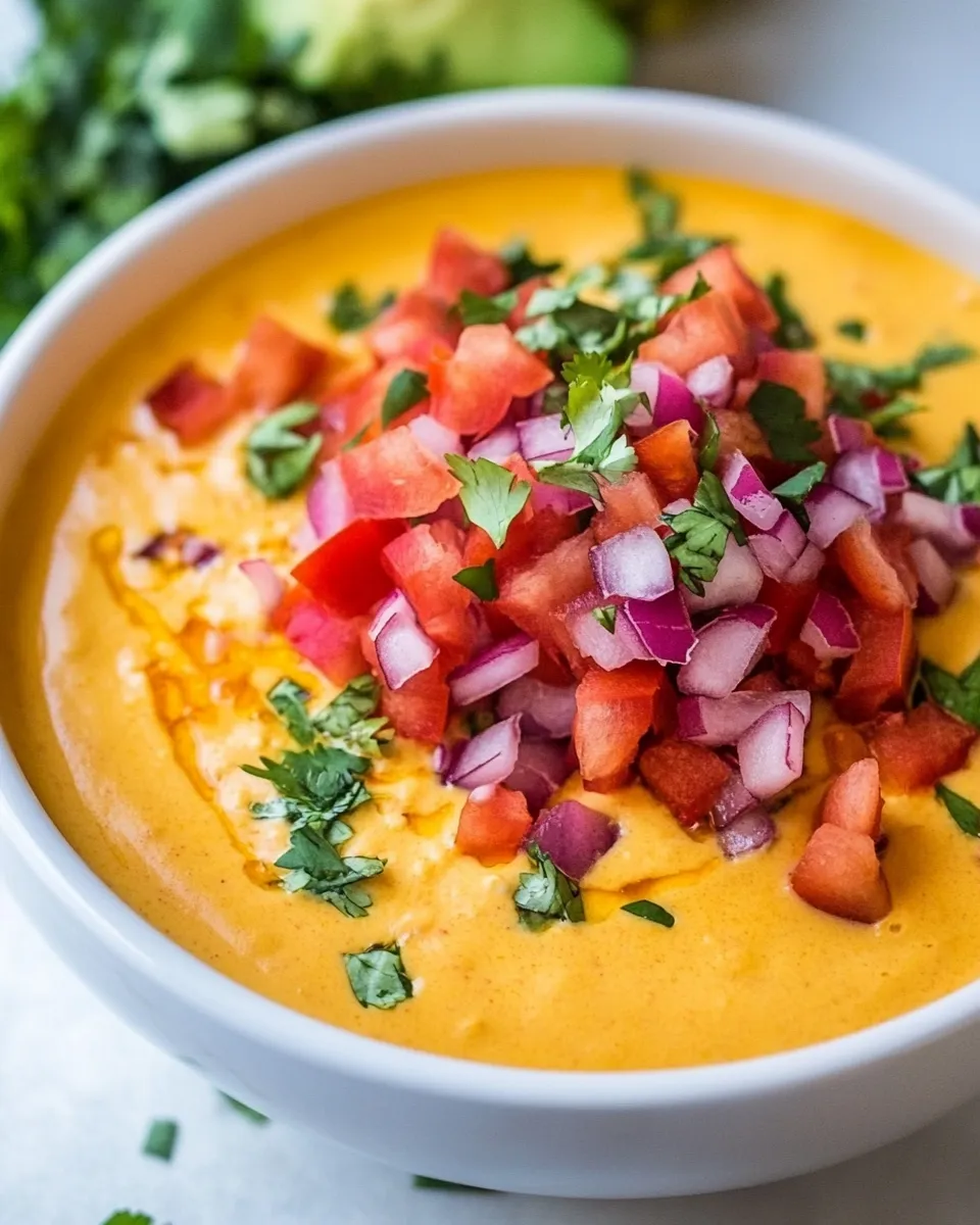 Delicious Healthy Queso shot