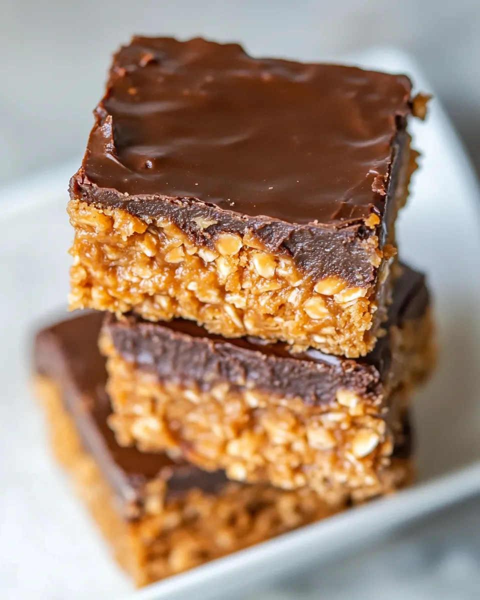 Easy Healthy Scotcheroos (No Corn Syrup!) recipe photo