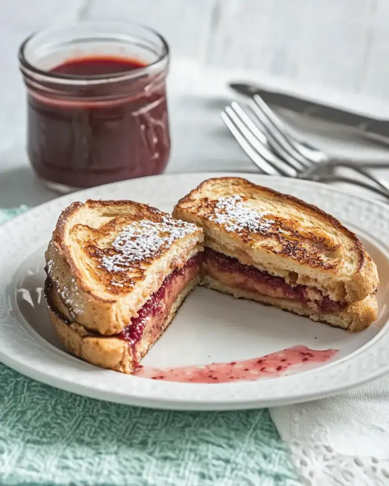 Easy Healthy Stuffed French Toast With PB & J recipe photo