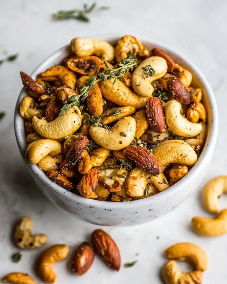 Delicious Herb-Roasted Nuts image