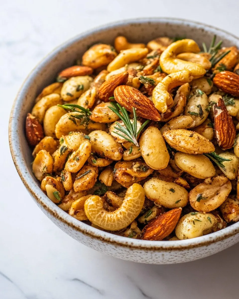 Tasty Herb-Roasted Nuts dish photo