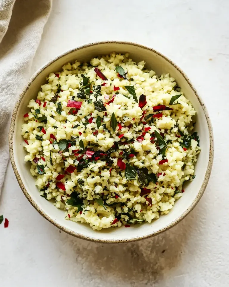Homemade Herbed Cauliflower Rice Recipe photo