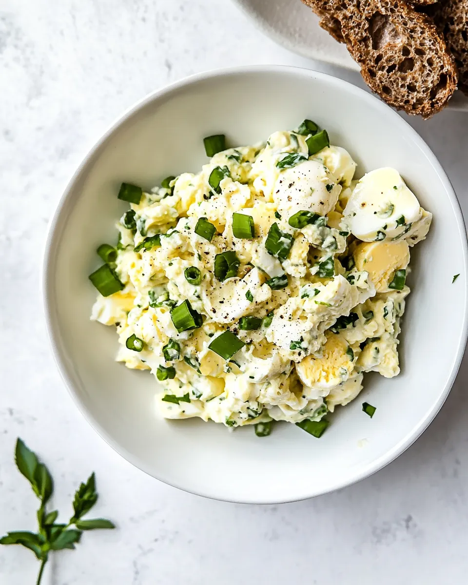 Easy High Protein Egg Salad (Low Calorie, Lower Fat) photo