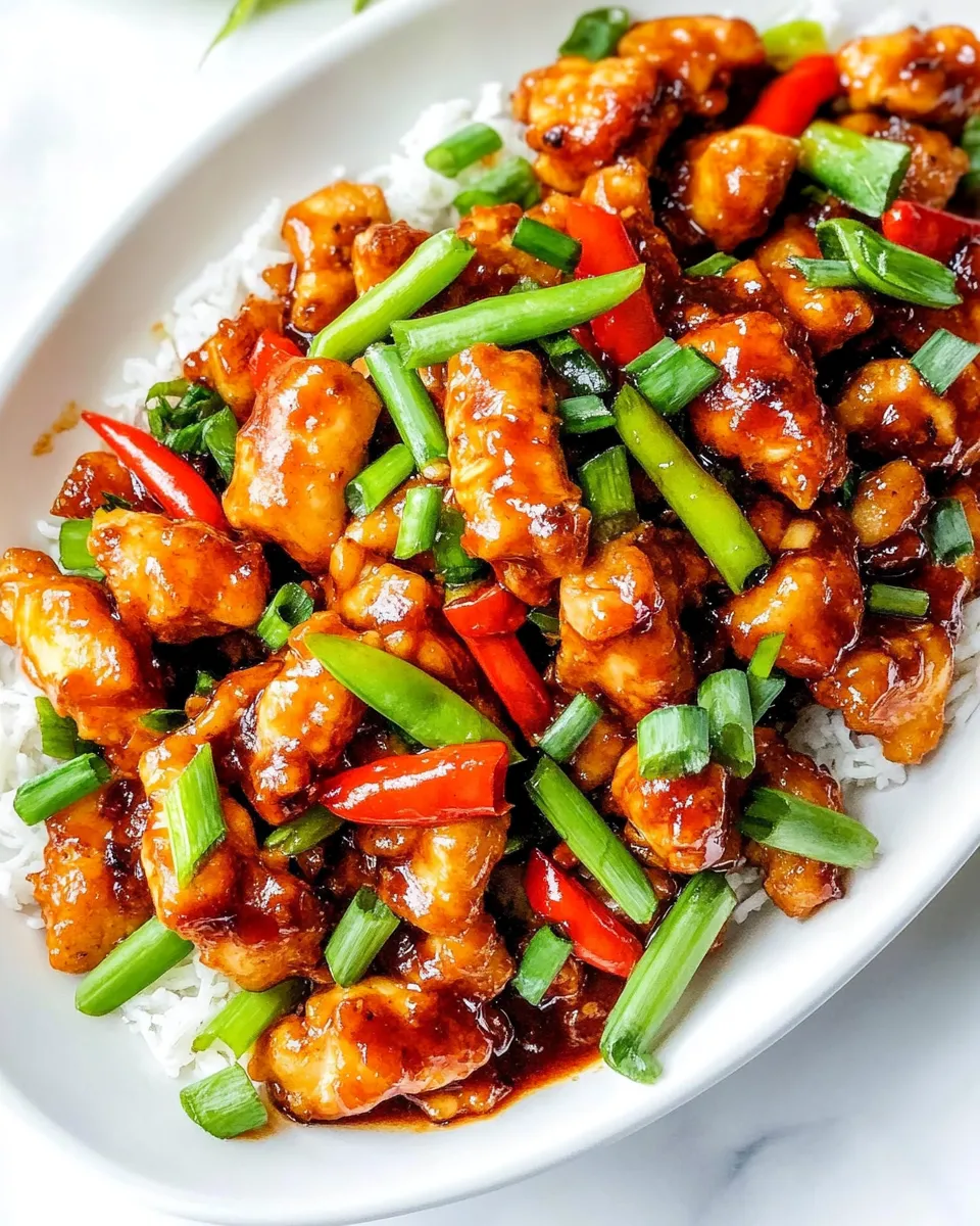 Delicious Hoisin Ginger Chicken Sir Fry image