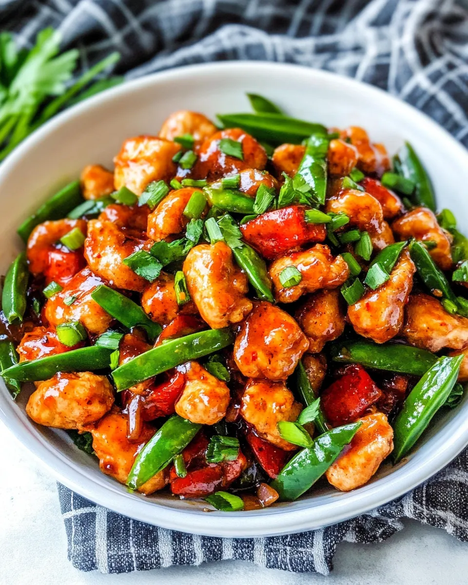 Quick Hoisin Ginger Chicken Sir Fry recipe photo